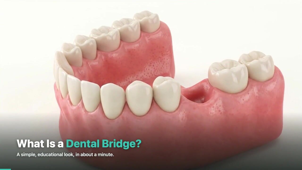 Dental Bridges — 3D patient education video