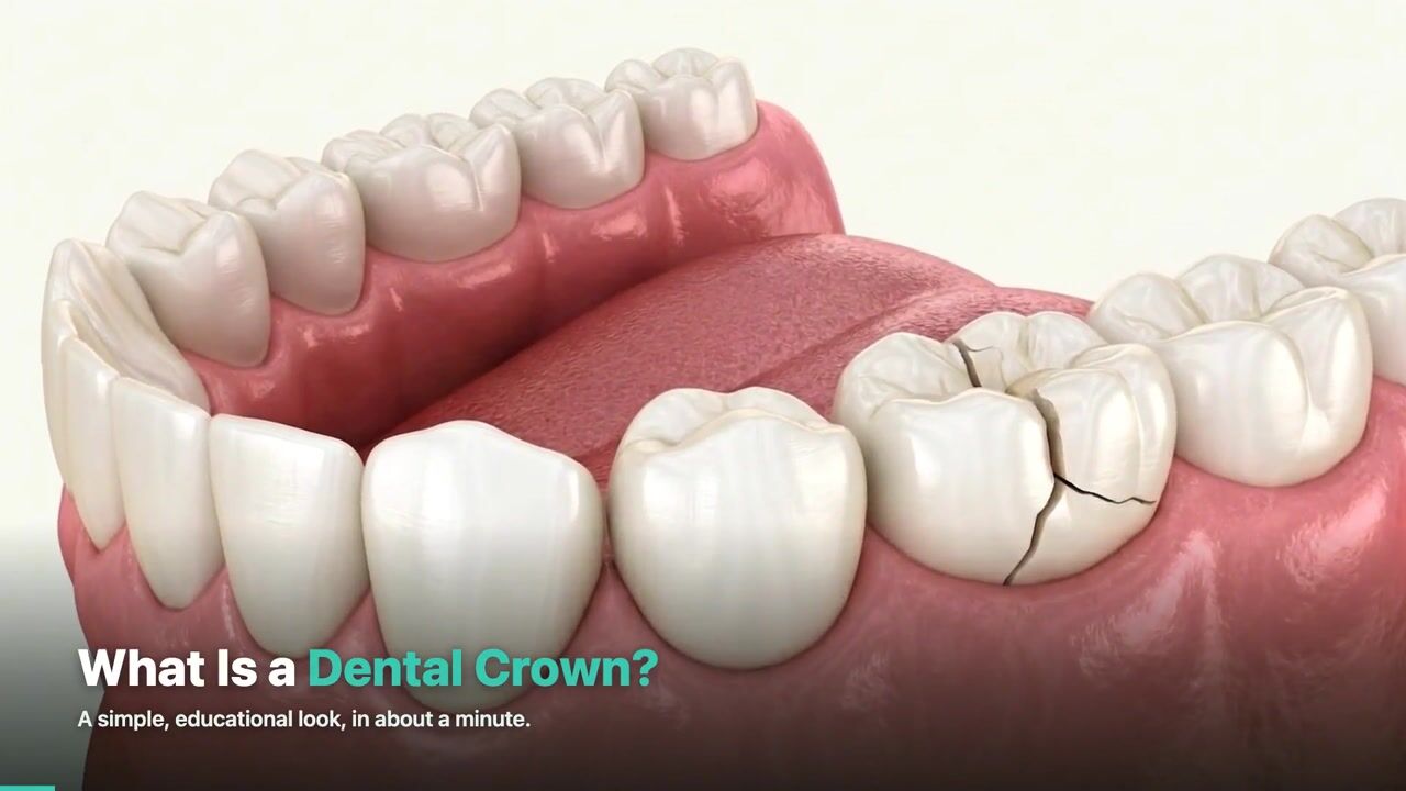 Dental Crowns — 3D patient education video