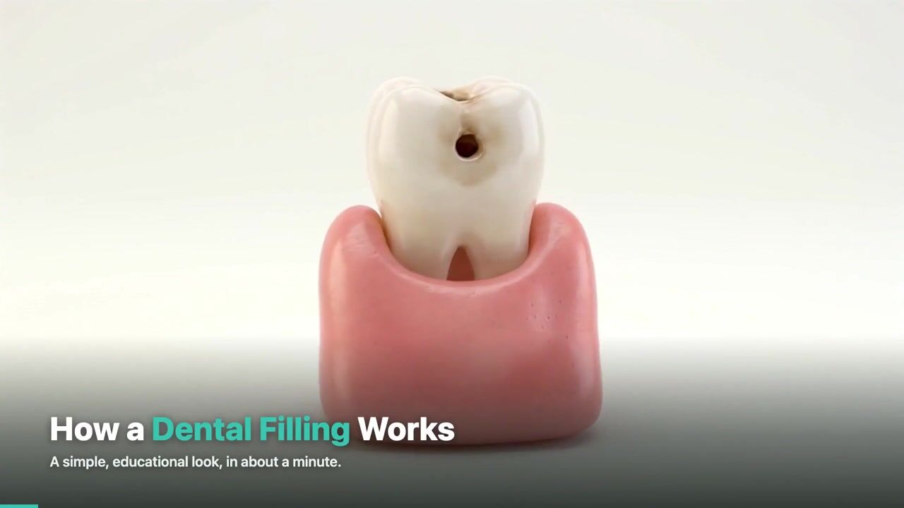Dental Fillings — 3D patient education video