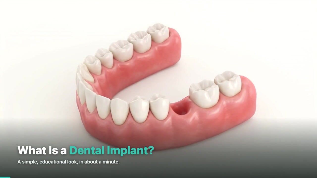 Dental Implants — 3D patient education video