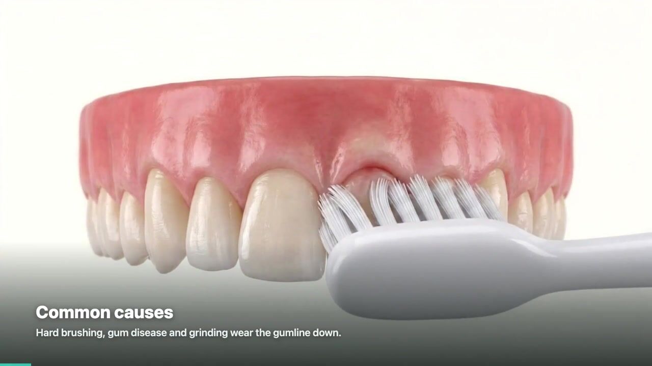 Gum Recession — 3D patient education video