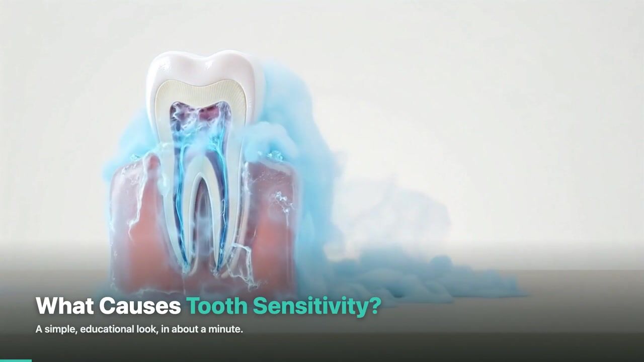 Tooth Sensitivity — 3D patient education video